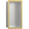 Hansgrohe XtraStoris Individual - Wandnische Mit Designrahmen, 300x150x100 Mm, Edelstahl Gebürstet/polierte Goldoptik 56094990 -Hansgrohe Shop 10587399d02ec26b3e2d5917