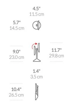 Simplehuman Kosmetikspiegel - Reise-Schminkspiegel Mit LED Beleuchtung, Rosegold ST3010 -Hansgrohe Shop 19d47f794dfab0a052b8eb18 1