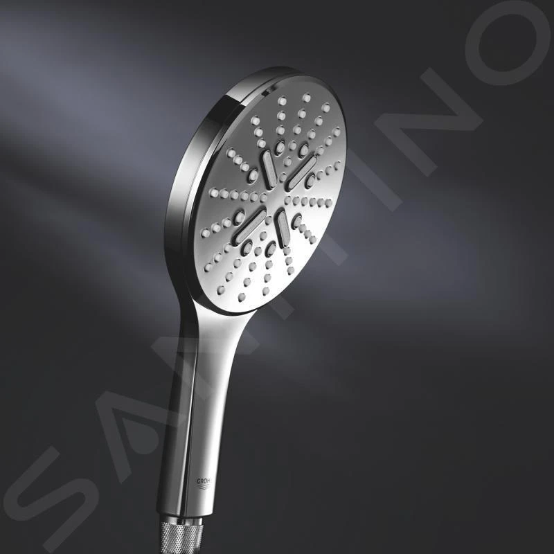 Grohe Rainshower SmartActive - Wandhalterset 130 9,5 L/Min, 3 Strahlarten, Handbrausehalter Und Brauseschlauch, Chrom 26580000 7 Grohe Rainshower SmartActive - Wandhalterset 130 9,5 L/Min, 3 Strahlarten, Handbrausehalter Und Brauseschlauch, Chrom 26580000 – Bild 5