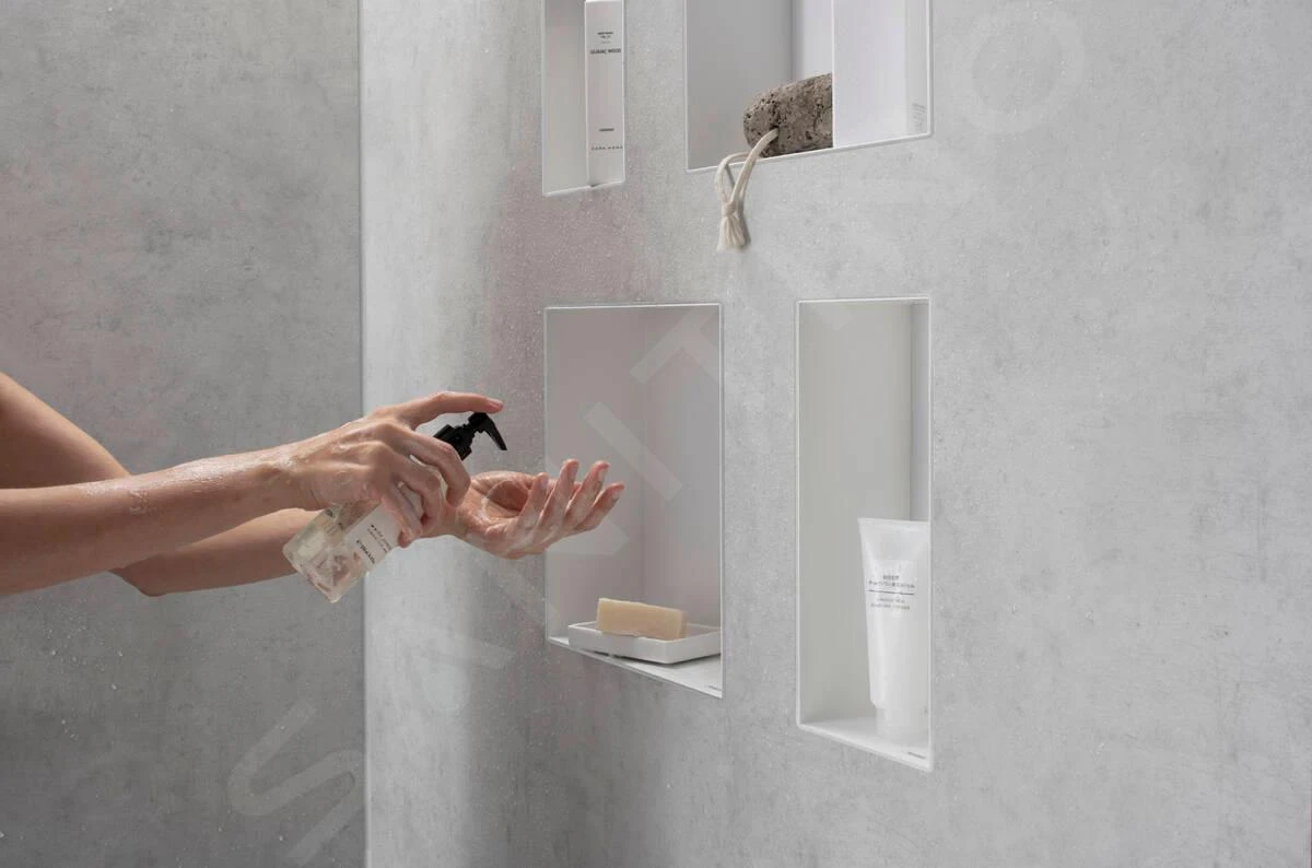 Hansgrohe XtraStoris Original - Wandnische Mit Rahmen, 300x900x100 Mm, Weiß Matt 56067700 6 Hansgrohe XtraStoris Original - Wandnische Mit Rahmen, 300x900x100 Mm, Weiß Matt 56067700 – Bild 4