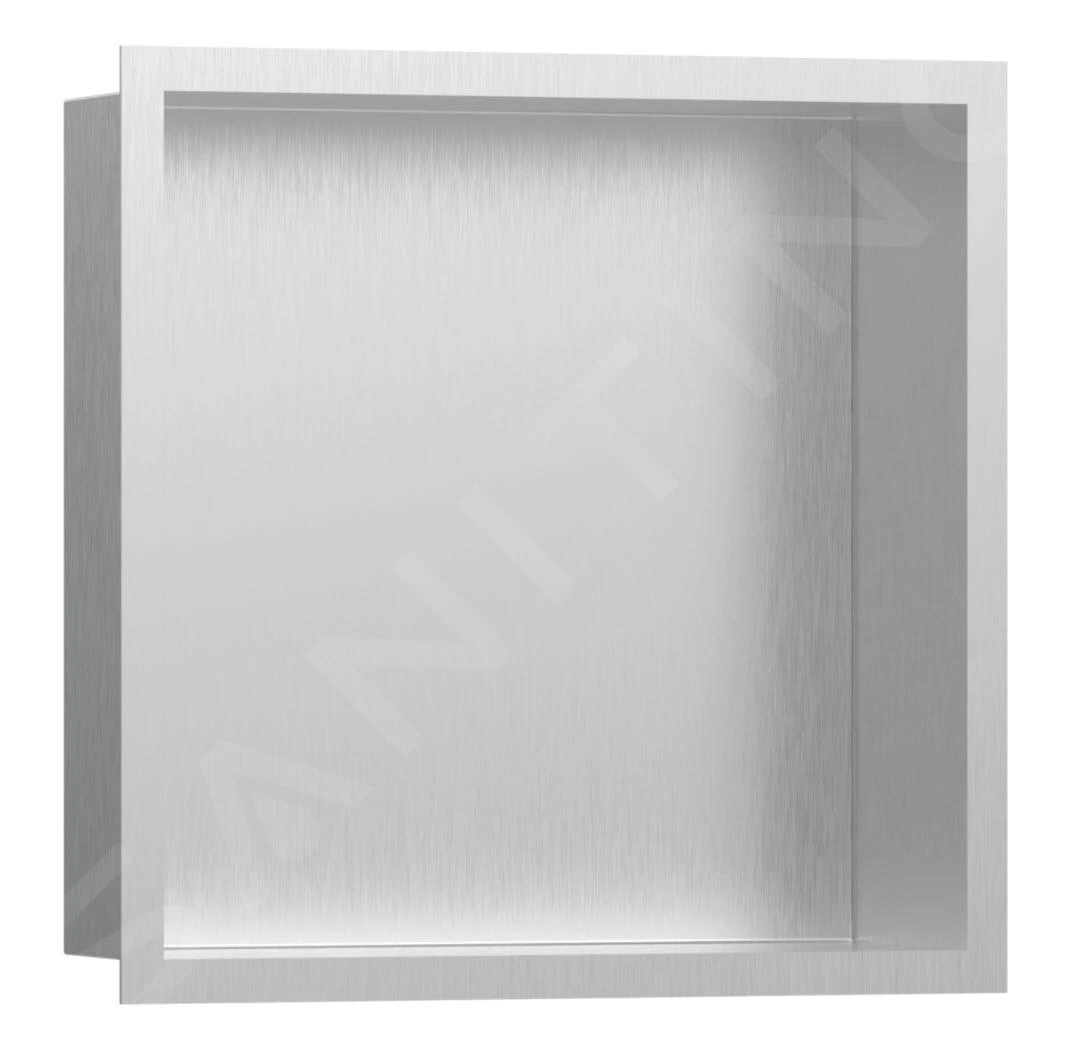 Hansgrohe XtraStoris Individual - Wandnische Mit Designrahmen, 300x300x100 Mm, Edelstahl Gebürstet 56097800 3 Hansgrohe XtraStoris Individual - Wandnische Mit Designrahmen, 300x300x100 Mm, Edelstahl Gebürstet 56097800