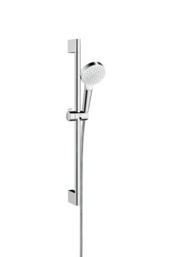 Hansgrohe Crometta - Brausegarnitur, 100 Mm, Weiß / Verchromt 26533400