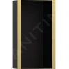 Hansgrohe XtraStoris Individual - Wandnische Mit Designrahmen, 300x150x100 Mm, Schwarz Matt/polierte Goldoptik 56095990 -Hansgrohe Shop 3861b53c332fecef73e5ddfa