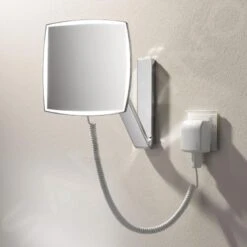 Keuco Kosmetikspiegel - Wand-Kosmetikspiegel Mit LED Beleuchtung, Verchromt 17613019001 -Hansgrohe Shop 3d62bc50a0cd9cfa2448bb41