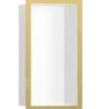Hansgrohe XtraStoris Individual - Wandnische Mit Designrahmen, 300x150x100 Mm, Weiß Matt/polierte Goldoptik 56096990 -Hansgrohe Shop 3ee08d8e9ba1248fcfcf4c72