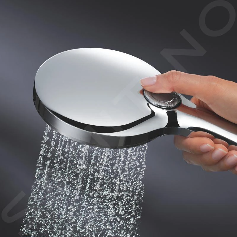 Grohe Rainshower SmartActive - Wandhalterset 130 9,5 L/Min, 3 Strahlarten, Handbrausehalter Und Brauseschlauch, Chrom 26580000 10 Grohe Rainshower SmartActive - Wandhalterset 130 9,5 L/Min, 3 Strahlarten, Handbrausehalter Und Brauseschlauch, Chrom 26580000 – Bild 8