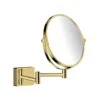 Hansgrohe AddStoris - Wand-Kosmetikspiegel, Polierte Goldoptik 41791990