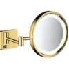 Hansgrohe AddStoris - Wand-Kosmetikspiegel Mit LED Leuchte, Polierte Goldoptik 41790990 -Hansgrohe Shop 5010e67e84852053959a1302