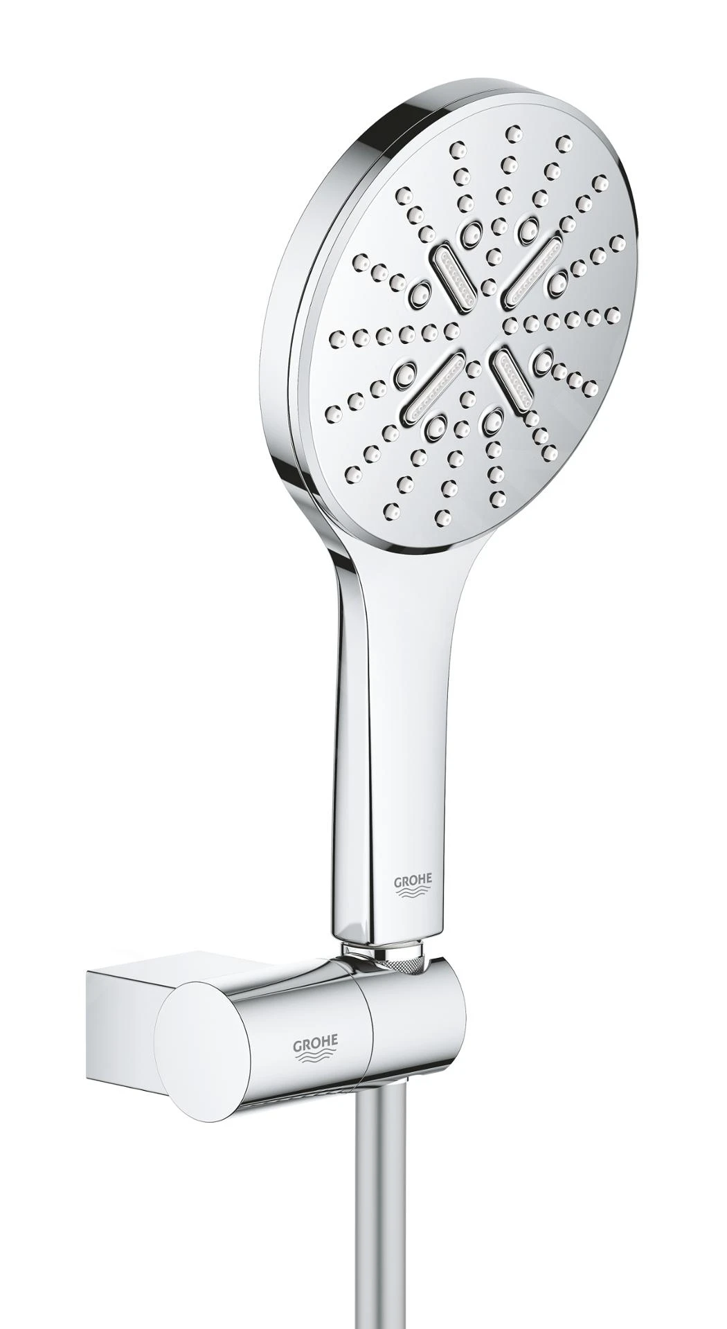 Grohe Rainshower SmartActive - Wandhalterset 130 9,5 L/Min, 3 Strahlarten, Handbrausehalter Und Brauseschlauch, Chrom 26580000 3 Grohe Rainshower SmartActive - Wandhalterset 130 9,5 L/Min, 3 Strahlarten, Handbrausehalter Und Brauseschlauch, Chrom 26580000