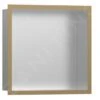 Hansgrohe XtraStoris Individual - Wandnische Mit Designrahmen, 300x300x100 Mm, Edelstahl Gebürstet/Bronze Gebürstet 56097140 -Hansgrohe Shop 52789902b92c1798b1a6fb2f