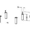 Duravit Zubehör - Sockelfuß, 4 St., Chrom UV999400000 -Hansgrohe Shop 59787ebdbebdad67672fc0e1