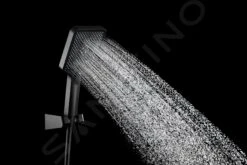 Kielle Vega - Brausegarnitur: Duschkopf, Stange Und Schlauch, Schwarz Matt 20418SE4 -Hansgrohe Shop 5db41b96cd8002b283594b03