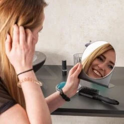 Sapho Ridder-Spiegel - Kosmetikspiegel, Stehend, Schwarz 03008010 -Hansgrohe Shop 69cc14a119ff88ab5ef599b1