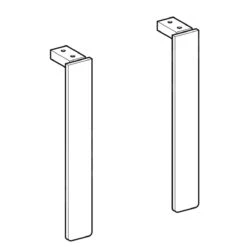 Geberit Selnova Square - Möbelbeine, 2 St., Chrom 500.199.21.1 -Hansgrohe Shop 6abb2a1386ebdba7e63c9bb8
