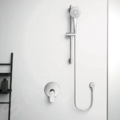 Ideal Standard Idealrain Evo Jet - Brausegarnitur Circle, Duschstange 600 Mm Mit Duschskopf, 3 Strahlen, Chrom B2233AA -Hansgrohe Shop 7e77a856984a00e28205a496