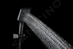 Kielle Vega - Brausegarnitur: Duschkopf, Stange Und Schlauch, Schwarz Matt 20418SE4 -Hansgrohe Shop 81087b35e530871aad2359e7