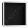 Hansgrohe XtraStoris Individual - Wandnische Mit Designrahmen, 300x300x100 Mm, Schwarz Matt/weiß Matt 56098700 -Hansgrohe Shop 82e8e472544746a085db72da