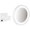 Hansgrohe AddStoris - Wand-Kosmetikspiegel Mit LED Leuchte, Weiß Matt 41790700 -Hansgrohe Shop 836651fa13d74b03b696ce2f