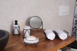 Sapho Ridder-Spiegel - Kosmetikspiegel, Stehend, Schwarz 03009010 -Hansgrohe Shop 938b97a003c6bb798592235f