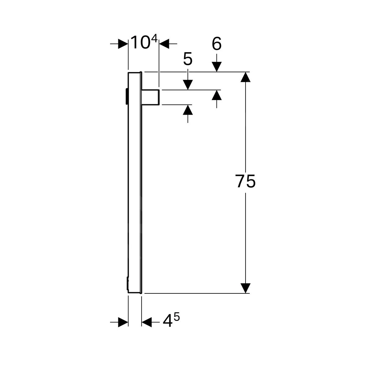 Geberit ICon - Spiegel Mit LED-Beleuchtung, 600x750x40 Mm 840760000 4 Geberit ICon - Spiegel Mit LED-Beleuchtung, 600x750x40 Mm 840760000 – Bild 2