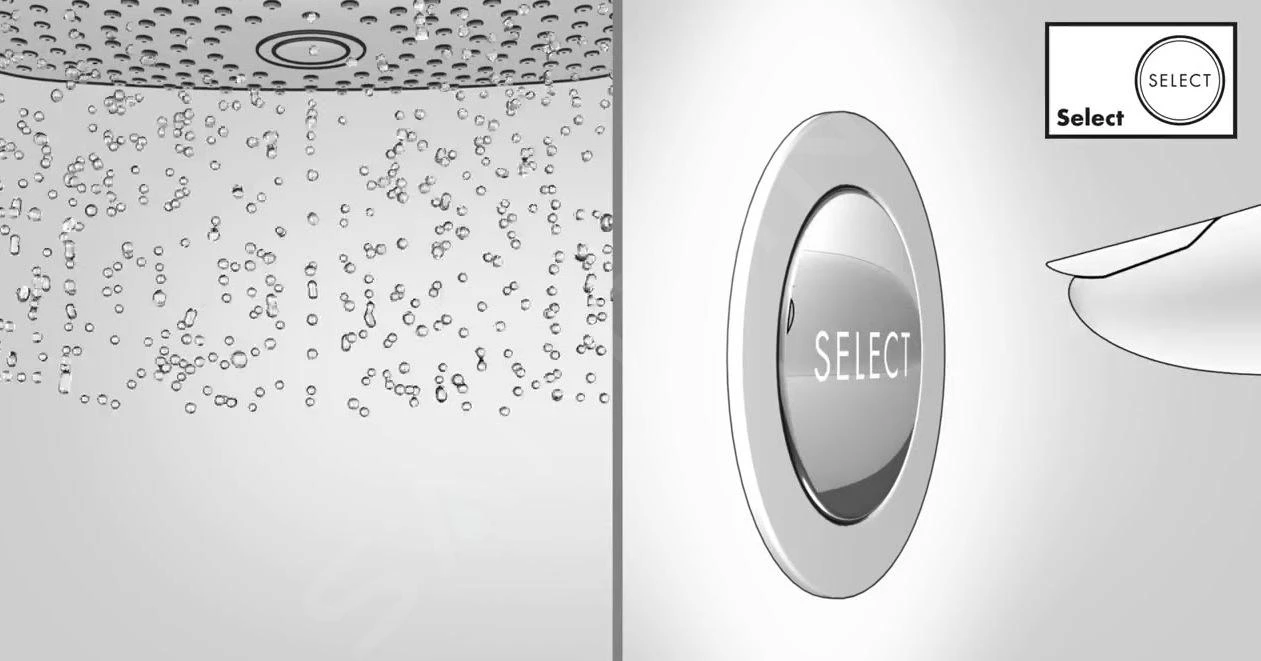 Hansgrohe Raindance Select S - Brausegarnitur 120 EcoSmart/Unica'Comfort 90, Weiß/Chrom 26323400 10 Hansgrohe Raindance Select S - Brausegarnitur 120 EcoSmart/Unica'Comfort 90, Weiß/Chrom 26323400 – Bild 8