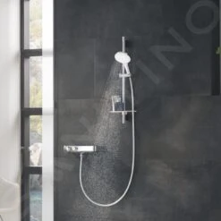 Grohe Rainshower SmartActive - Handbrause 130 9,5 L/min, 3 Strahlarten, Moon White 26574LS0 -Hansgrohe Shop a44f53d385106712a7731a55