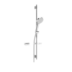 Hansa Activejet - Set Brause, 1 Strahlart, Stange Und Schlauch, Hellgrau/Chrom 84370110