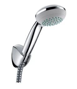 Hansgrohe Crometta 85 - Brausegarnitur Variojet 2jet, Mit Halter Porter'C 1,25 M, Verchromt 27558000