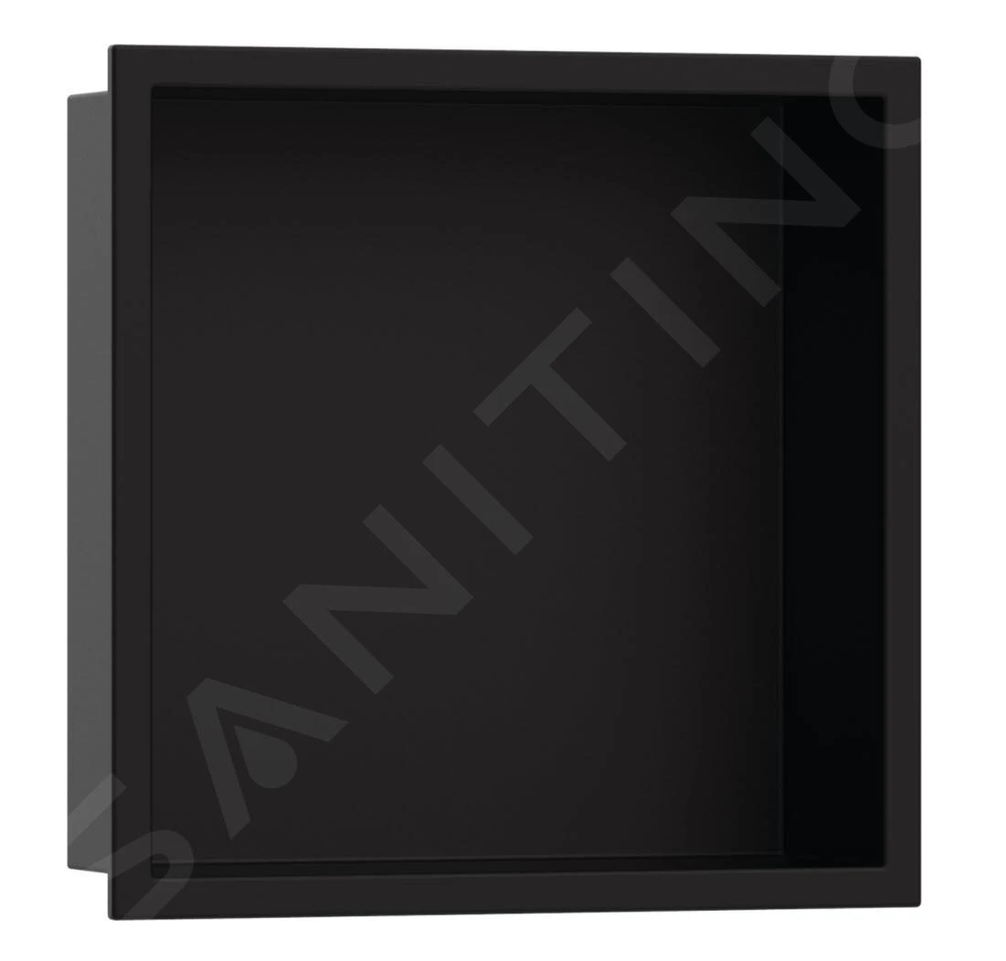 Hansgrohe XtraStoris Original - Wandnische Mit Rahmen, 300x300x100 Mm, Schwarz Matt 56061670 3 Hansgrohe XtraStoris Original - Wandnische Mit Rahmen, 300x300x100 Mm, Schwarz Matt 56061670