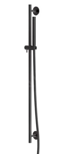 Steinberg 100 - Brausegarnitur: Duschkopf, Stange Und Schlauch, Schwarz Matt 100 1601 S