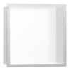 Hansgrohe XtraStoris Individual - Wandnische Mit Designrahmen, 300x300x100 Mm,weiß Matt/Edelstahl Gebürstet 56099800 2 Hansgrohe XtraStoris Individual - Wandnische Mit Designrahmen, 300x300x100 Mm,weiß Matt/Edelstahl Gebürstet 56099800 -Hansgrohe Shop be42d8d0c32942b3b8838137