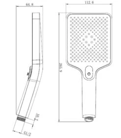 Kielle Vega - Brausegarnitur: Duschkopf, Stange Und Schlauch, Schwarz Matt 20418SE4 -Hansgrohe Shop c1b3f6503fdb010462eeae9a