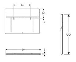 Geberit Option - Lichtspiegel, 900x650 Mm 819200000 -Hansgrohe Shop cf4f491ab66157c8da3262c9