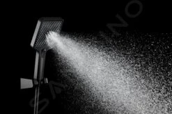 Kielle Vega - Brausegarnitur: Duschkopf, Stange Und Schlauch, Schwarz Matt 20418SE4 -Hansgrohe Shop d7362689e3ab15b408a72245