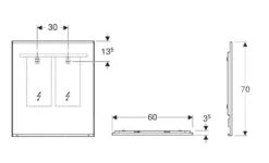 Geberit Option - Spiegel Mit LED-Beleuchtung Und Heizung, 600x700 Mm 501.071.00.1 -Hansgrohe Shop dbc2dfd7ea1bf689c487970c