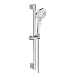 Ideal Standard Idealrain Evo Jet - Brausegarnitur Circle, Duschstange 600 Mm Mit Duschskopf, 3 Strahlen, Chrom B2233AA