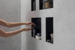 Hansgrohe XtraStoris Minimalistic - Wandnische, 300x300x140 Mm, Schwarz Matt 56079670 -Hansgrohe Shop f535134c703fba596aa39b35 2