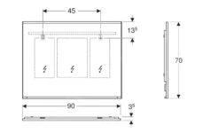 Geberit Option - Spiegel Mit LED-Beleuchtung Und Heizung, 900x700 Mm 501.073.00.1 -Hansgrohe Shop f974701fac2931f7db16fca6