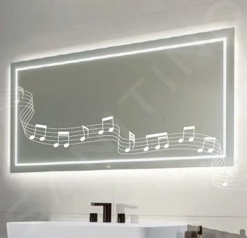 Villeroy & Boch Finion - Spiegel Mit LED Beleuchtung, Mit Bluetooth, 800x750x45 Mm G6108000 5 Villeroy & Boch Finion - Spiegel Mit LED Beleuchtung, Mit Bluetooth, 800x750x45 Mm G6108000 – Bild 3